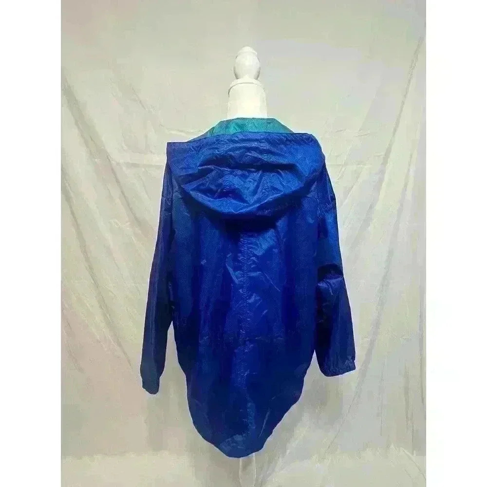 Vintage 90s Columbia Windbreaker Royal Blue - Picture 7 of 9